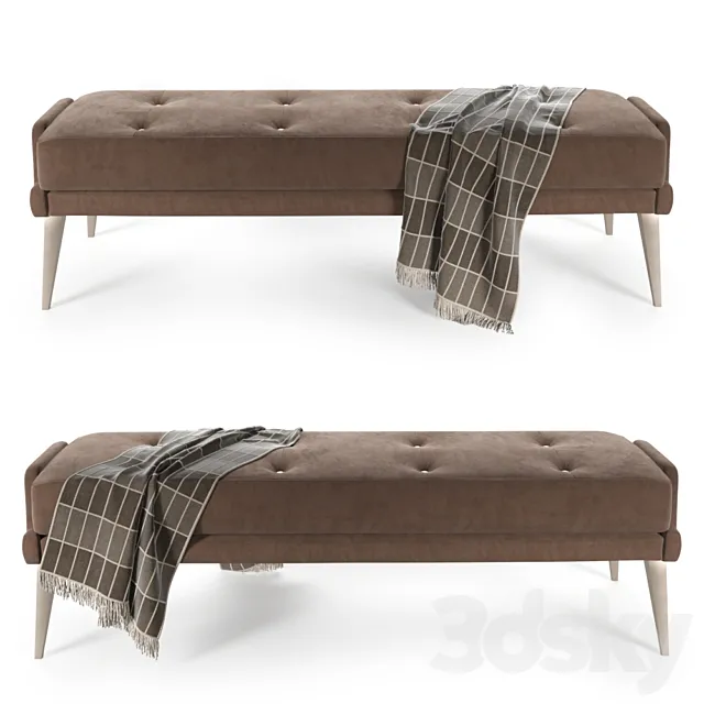 Bed Bench 3D Model