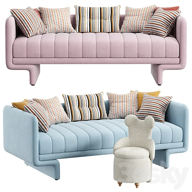 Bed BENCH Manifesto 3DModel