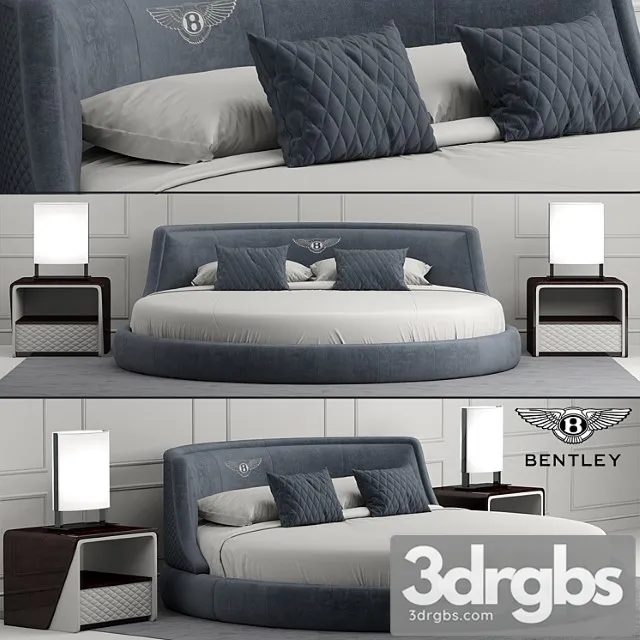 Bed bentley avebury bed 2 3D Model Free