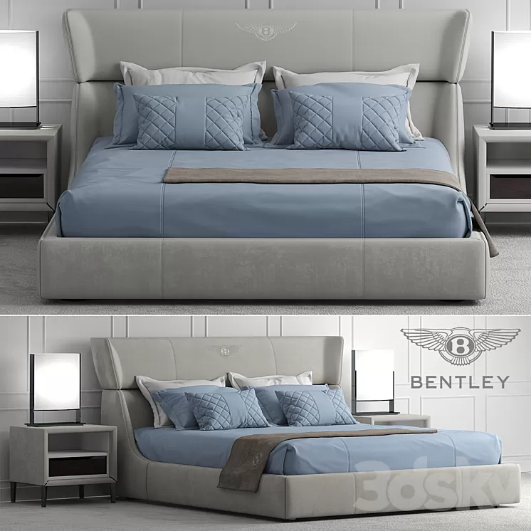 Bed bentley home Lancaster Bed 3D Model