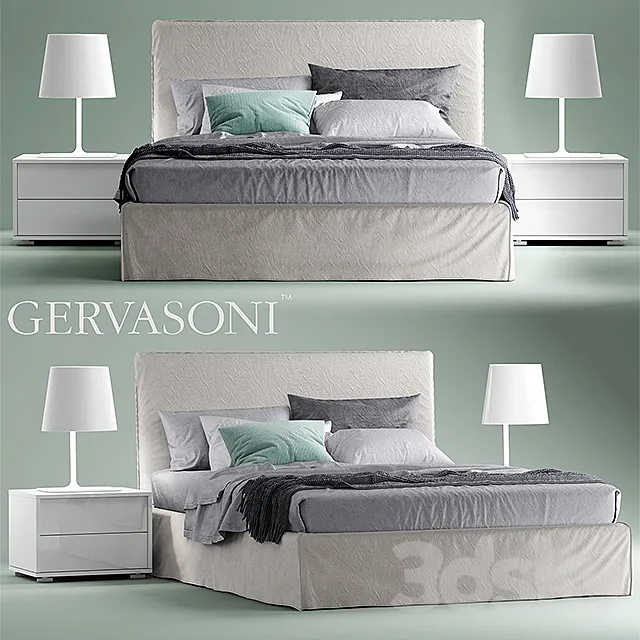 Bed Bett gervasoni Ghost 80 E 3DModel