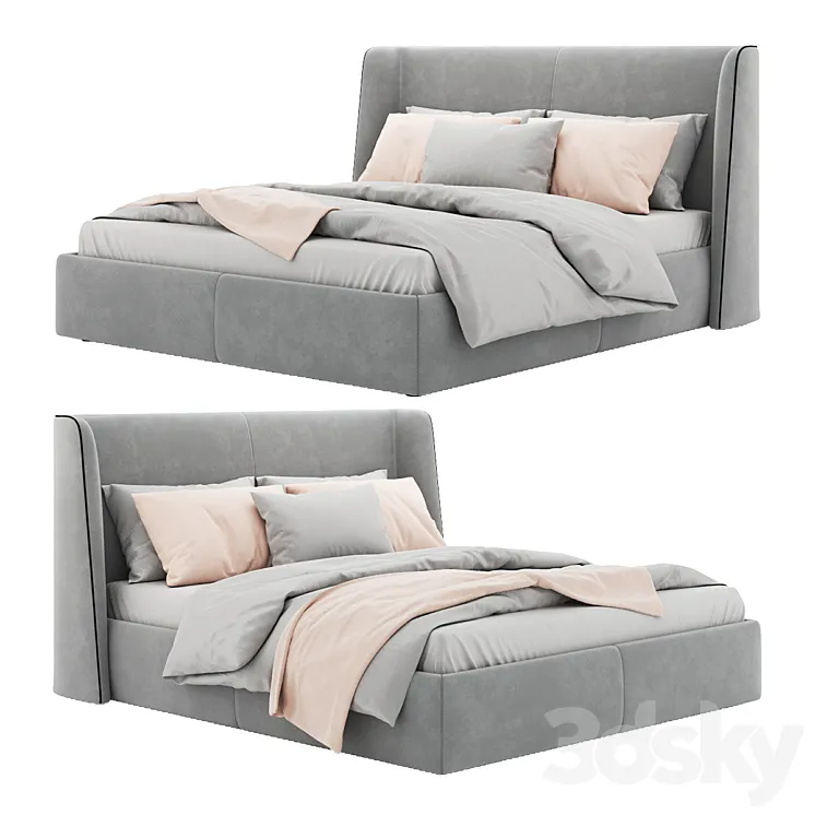 bed boston 3D Model Free