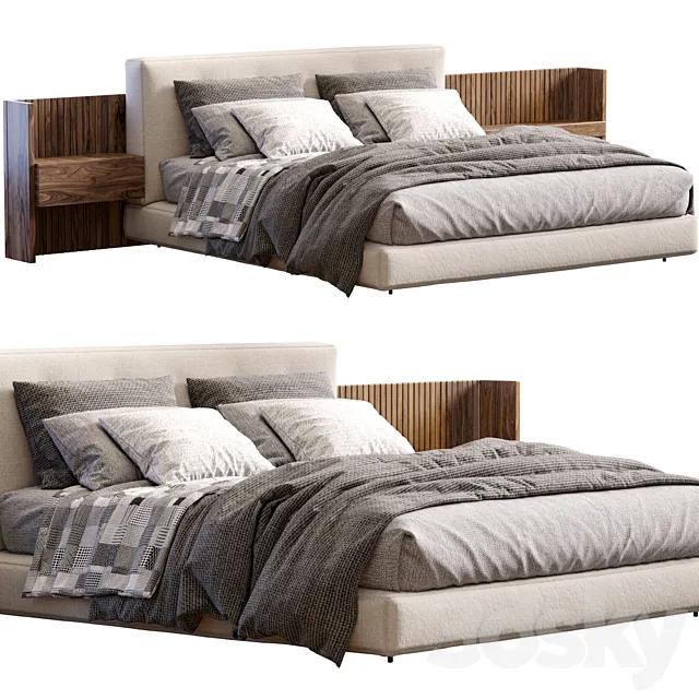 Bed Brasilia By Minotti 3DModel