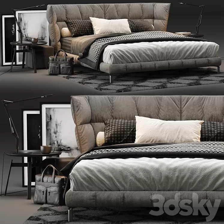 Bed & Breakfast Italia - Husk Bed 3D Model