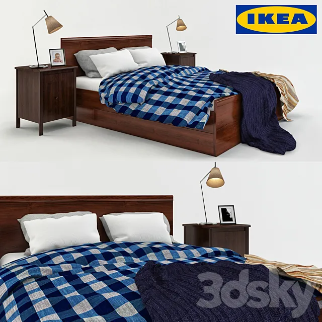 Bed BRUSALI 3DModel