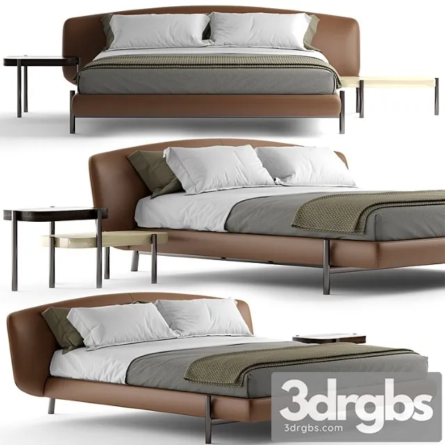 Bed busnelli ermione 2 3D Model Free