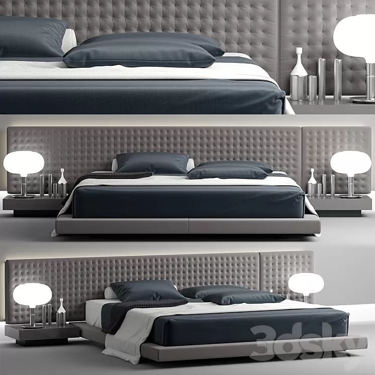 Bed Busnelli VALENCIA 3D Model