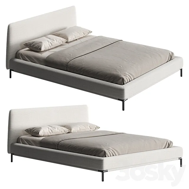 Bed by SIORI 3DModel