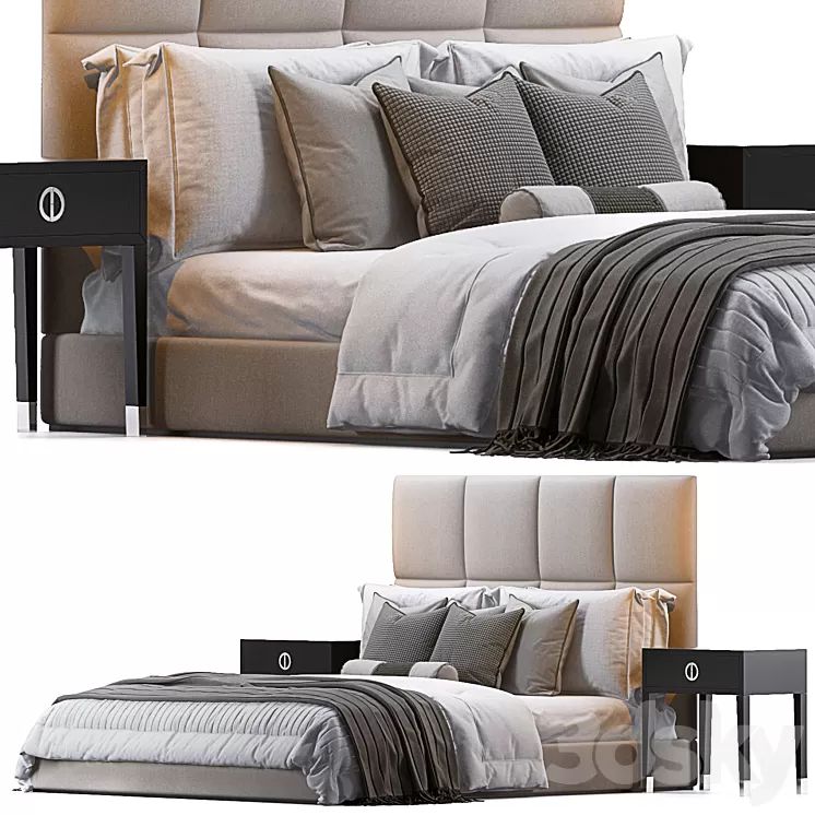 Bed by the Sofa and Chair company 55 3D Model Free