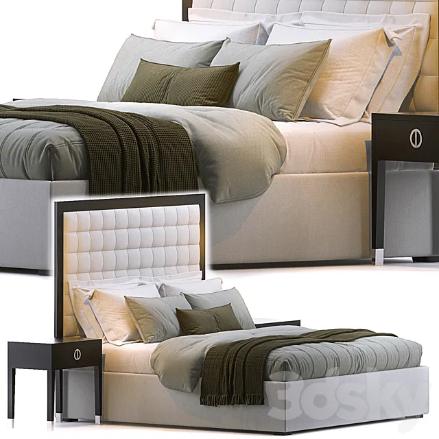 Bed by the Sofa and Chair Company 58 3D Model