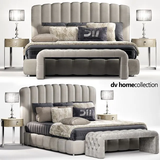 Bed Byron DVhomecollection 3D Model