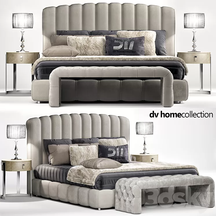 Bed Byron DVhomecollection 3D Model