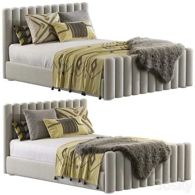 Bed Candelabra Home Angela Bed 2 3D Model