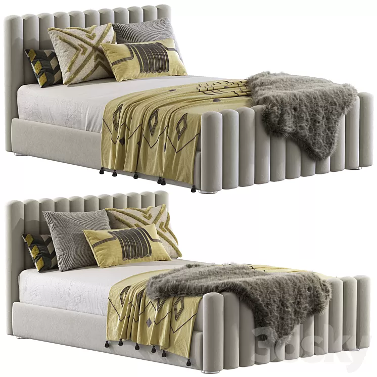 Bed Candelabra Home Angela Bed 2 3D Model