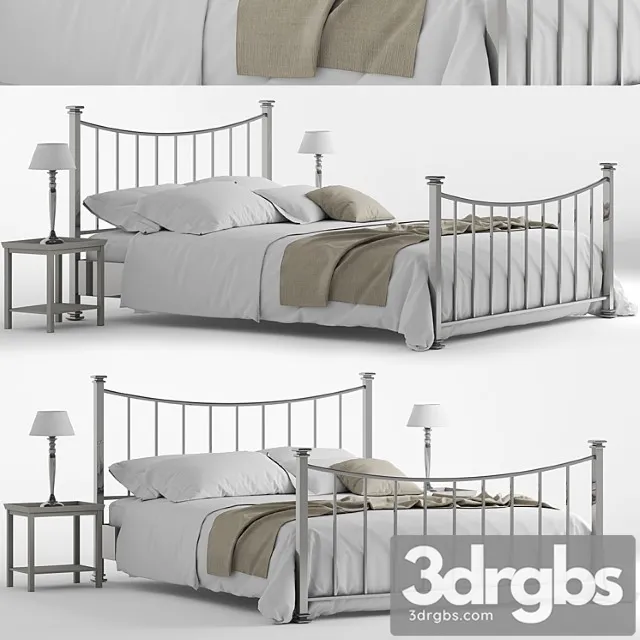 Bed cantori alan 2 3D Model Free