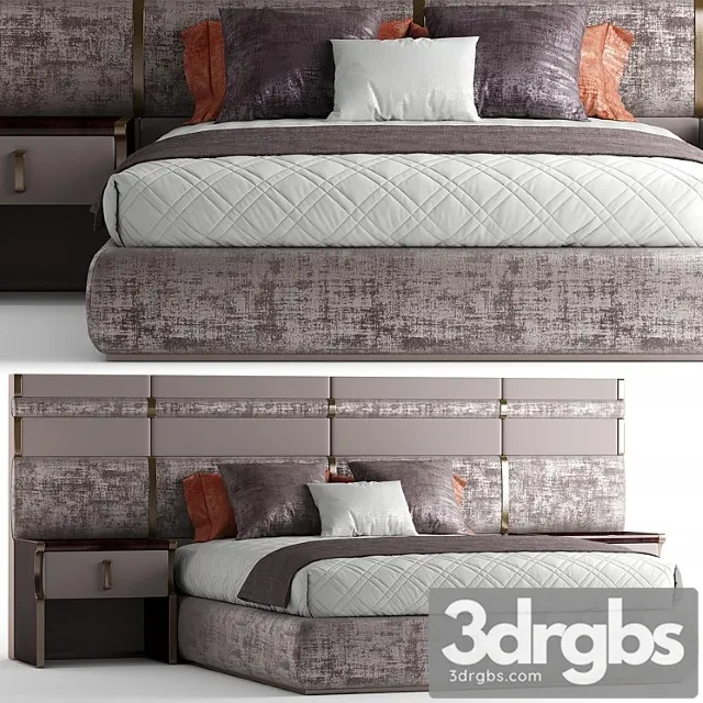 Bed capitalcollection trilogy_3 2 3D Model Free