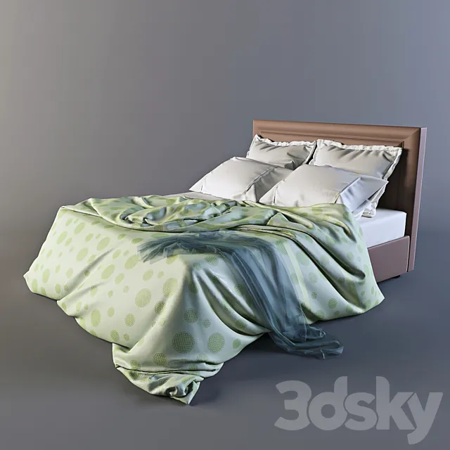 Bed Cassandra 3D Model