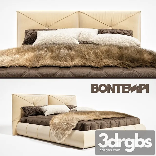Bed catun bontempi 2 3D Model Free