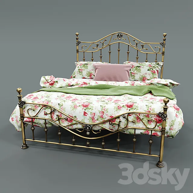 Bed Charlotte 3D Model