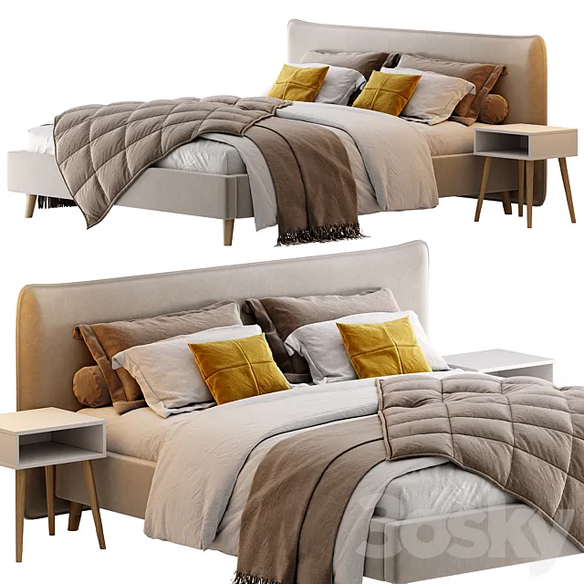 Bed Chievo 180 from divan.ru 3D Model
