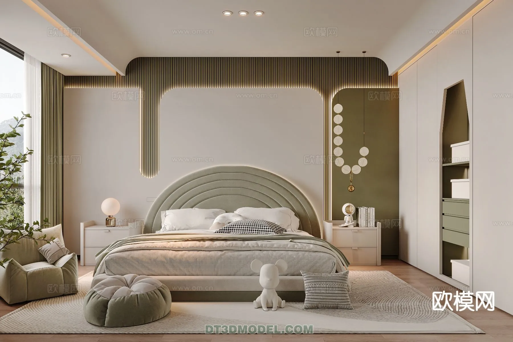 Bed Child - 3D Model For Interior Design - 463