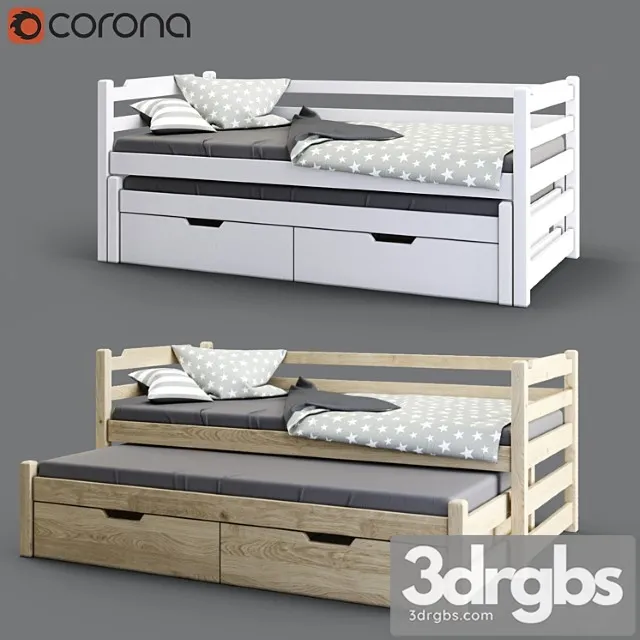 Bed Children 11 3D Model Free