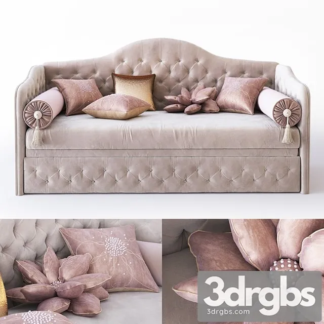 Bed Children 13 3D Model Free