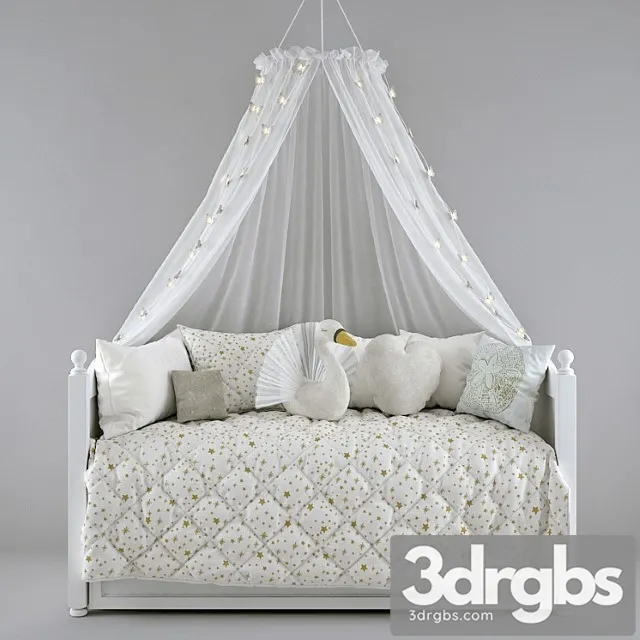 Bed Children 17 3D Model Free