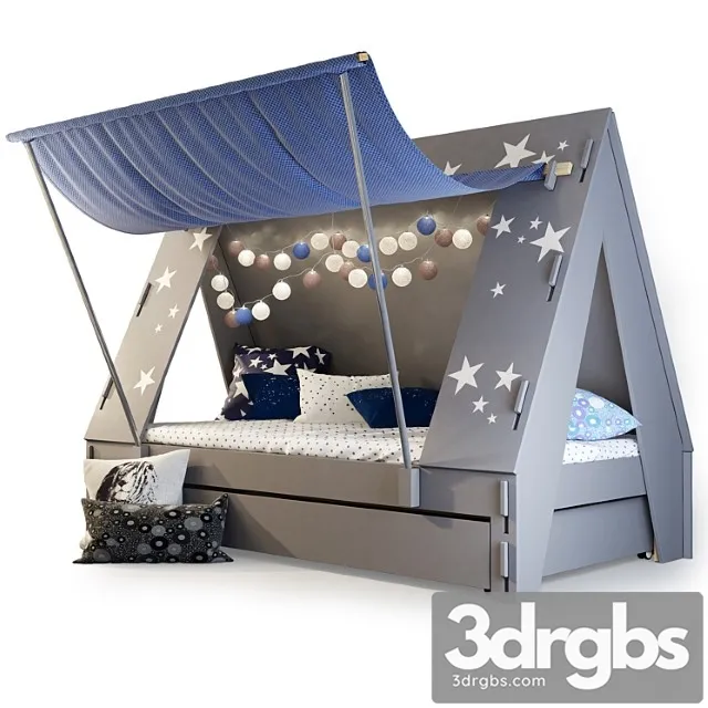 Bed Children 28 3D Model Free