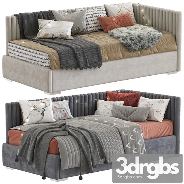 Bed Children 3 3D Model Free