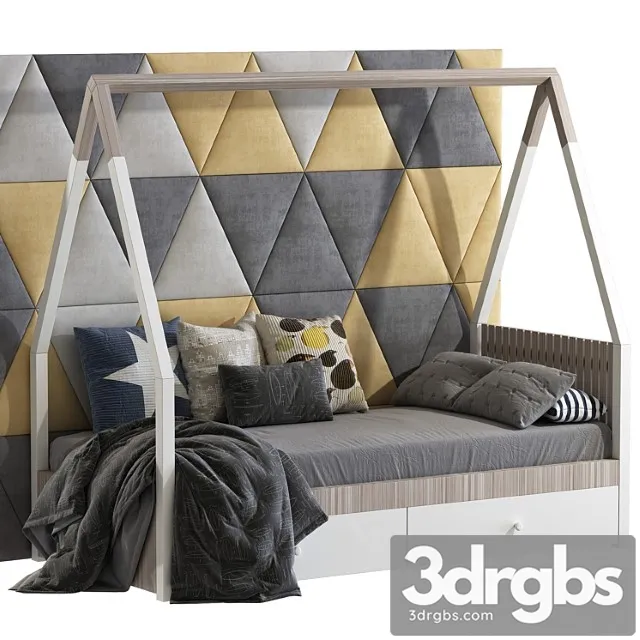 Bed Children 5 3D Model Free