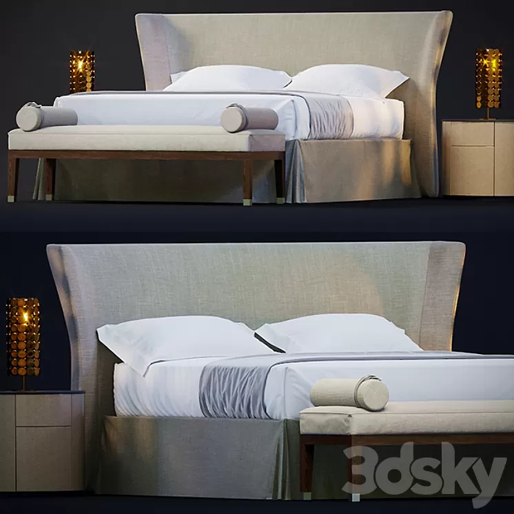 Bed Ciacci Desire 3 3D Model