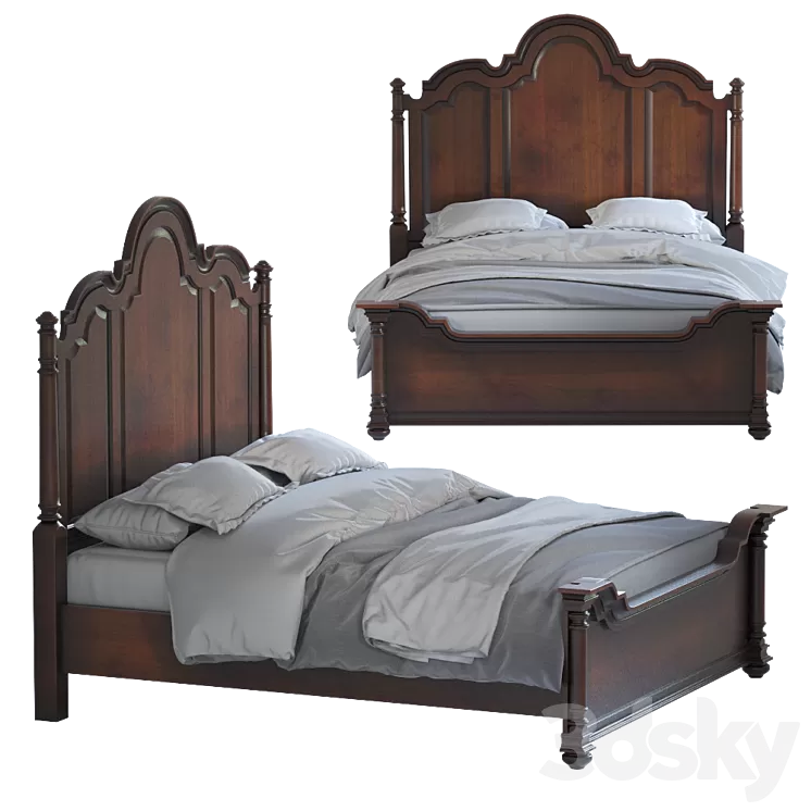 bed classic 3D Model