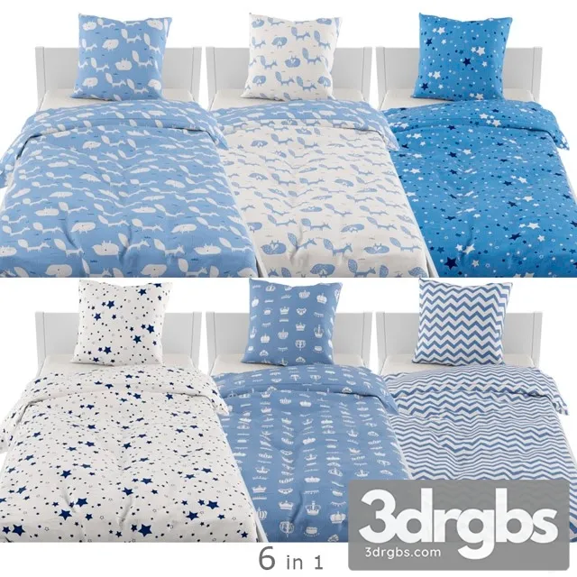 Bed Clothes 11 3D Model Free