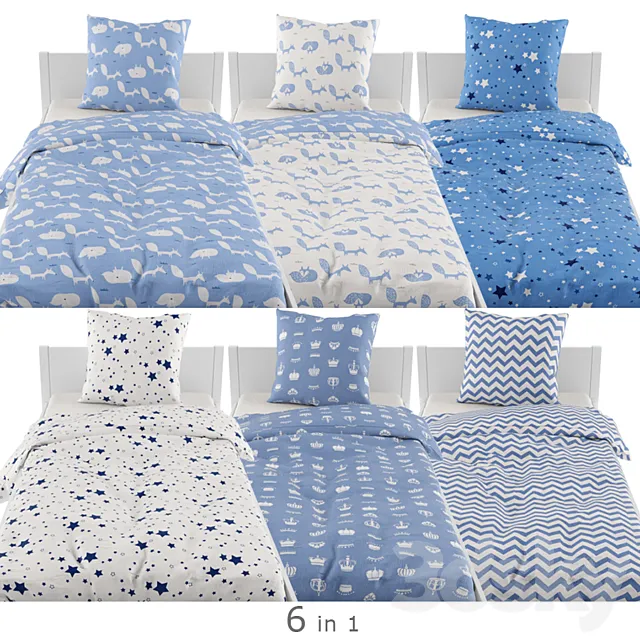 Bed clothes 11 3D Model