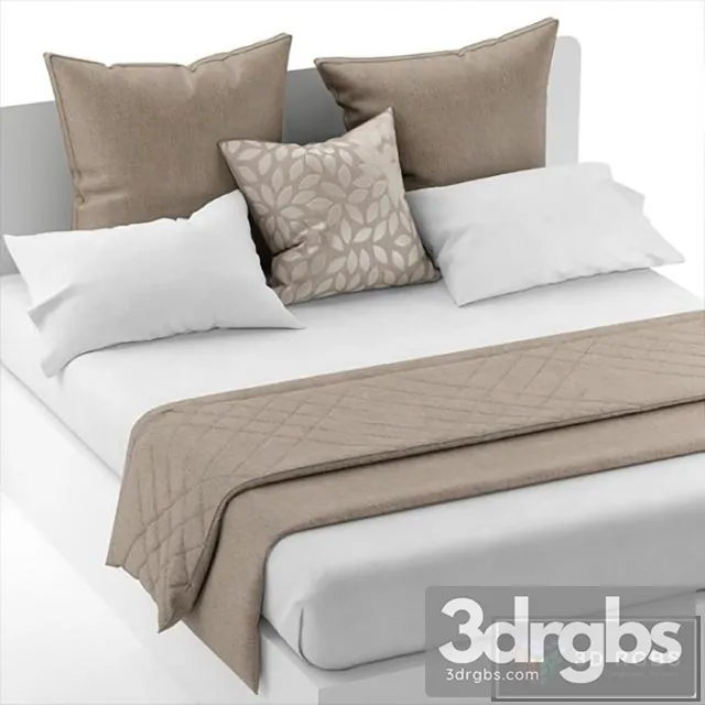 Bed Clothes 2 3D Model Free