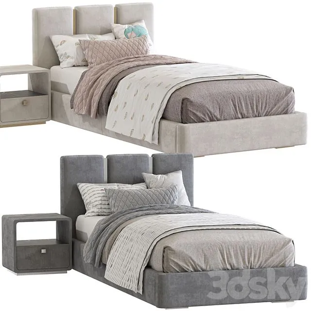 Bed CLUB Bed Rugiano 2 3D Model
