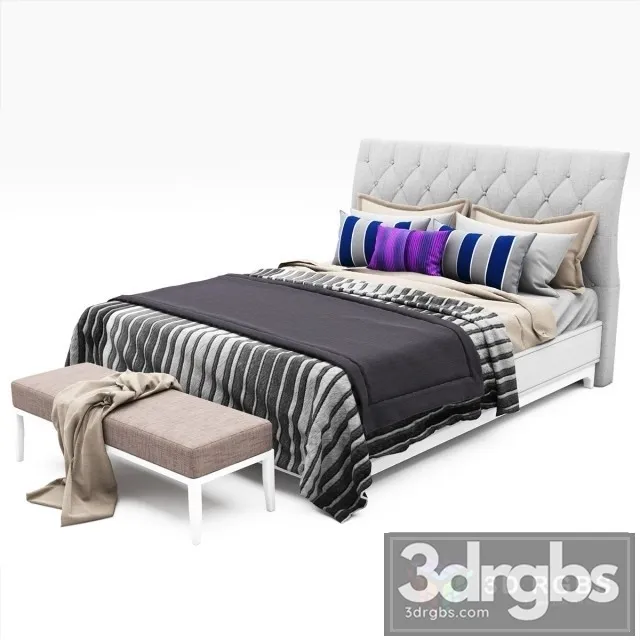 Bed Collection 01 3D Model Free