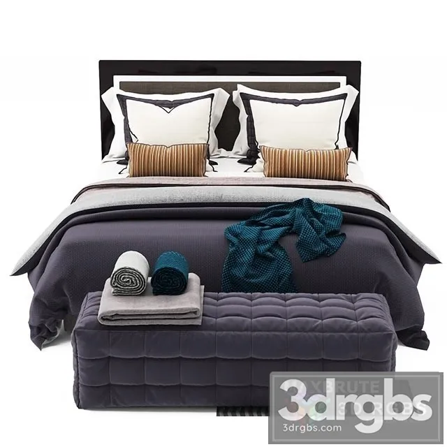 Bed Collection 462 3D Model Free