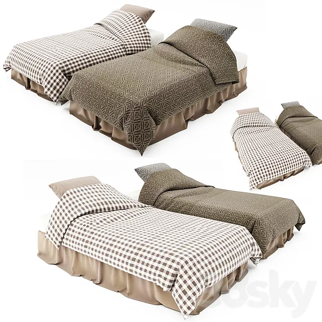 Bed collecton 45 3DModel