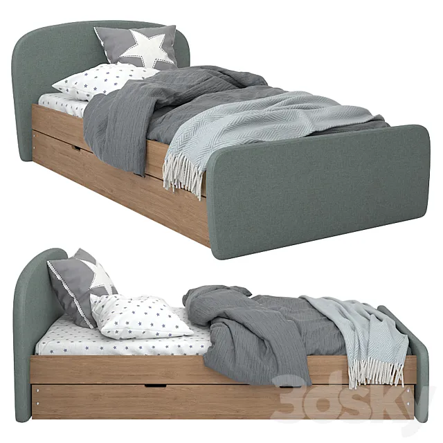 Bed Comète by Laredoute_01 3D Model