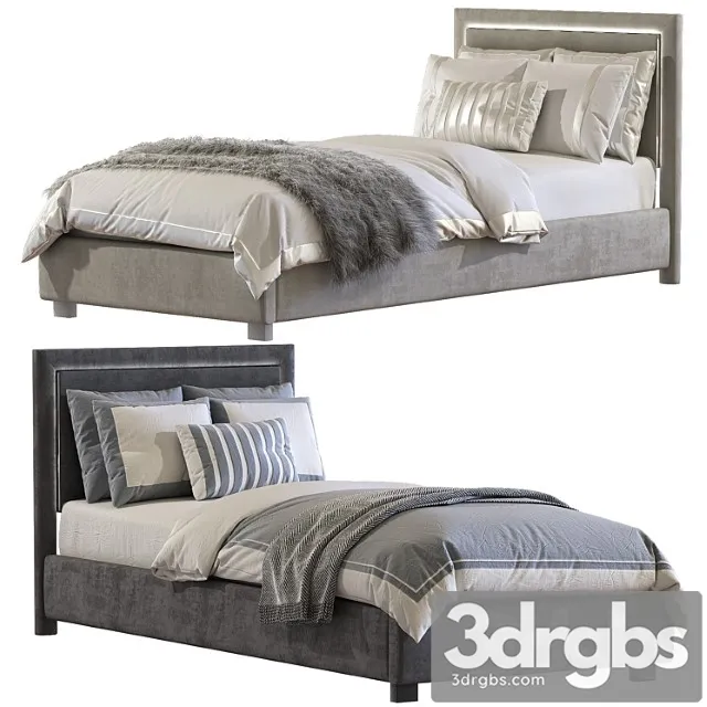 Bed Contemporary After Frame 3 3D Model Free