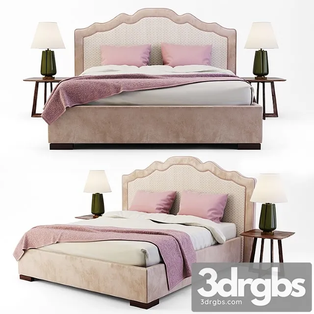 Bed costa bella laura 2 3D Model Free