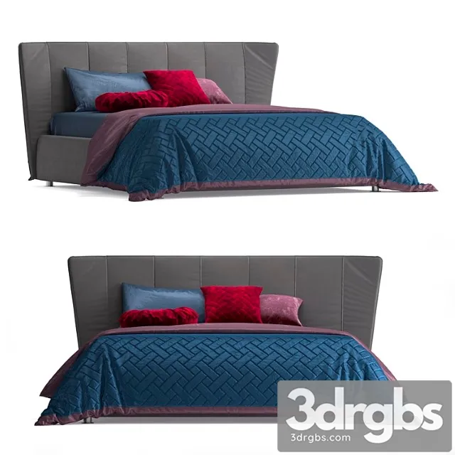 Bed dall'agnese celine 2 3D Model Free