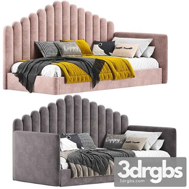 Bed Daybed Blom 3D Model Free
