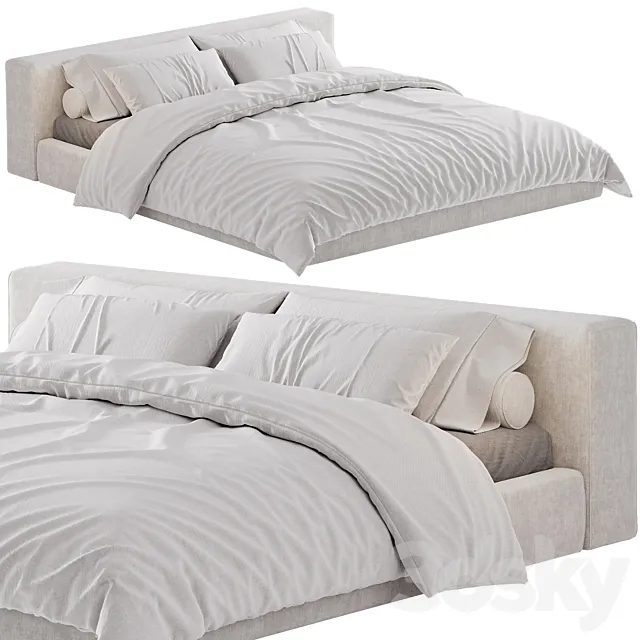 Bed Desiree Kubic 24 3D Model