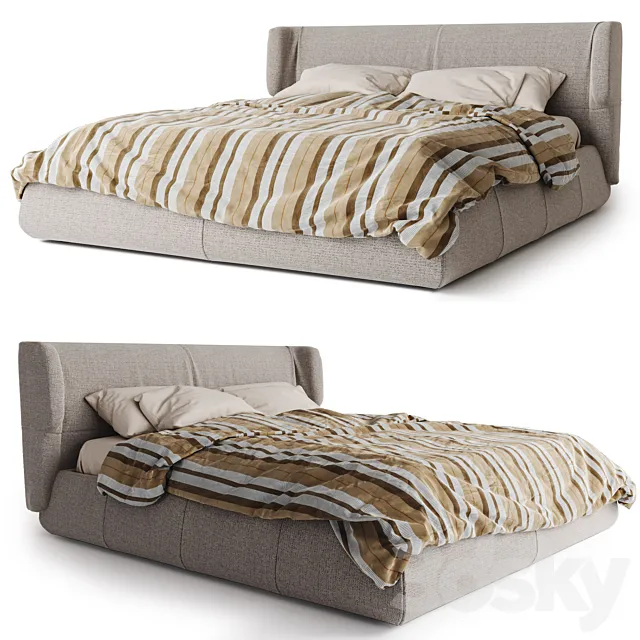 Bed Ditre Italia Claire 3D Model