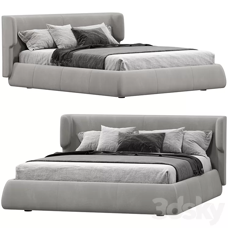 Bed Ditre Italia Claire 3D Model