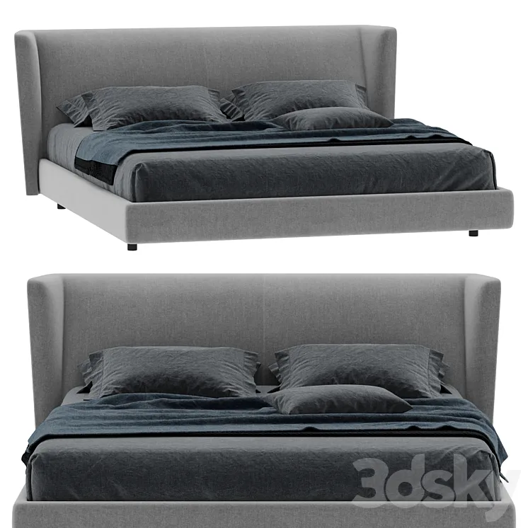 Bed Ditre Italia Royal 3D Model Free