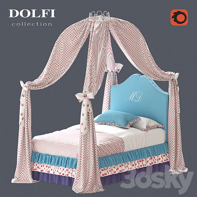 Bed "Dolfi" 3DModel
